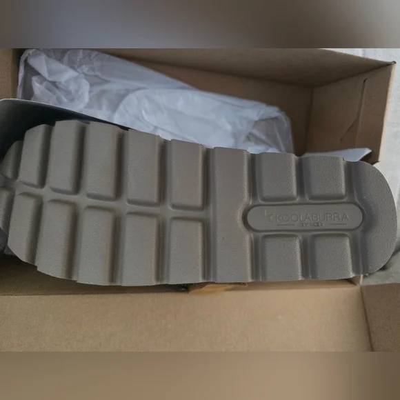 NEW Koolaburra By UGG TIZZ Tan Suede Platform Sandals Size 8 - Picture 9 of 15